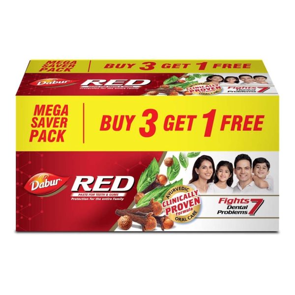herballeafycom-dabur-red-toothpaste-800g-200gx4-ayurvedic-formula-for-whole-mouth-health-dabur-red-toothpaste